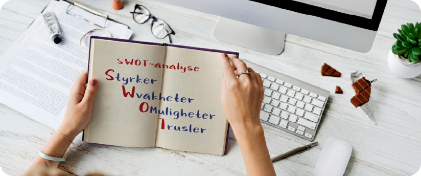 Eksempel på SWOT analyse
